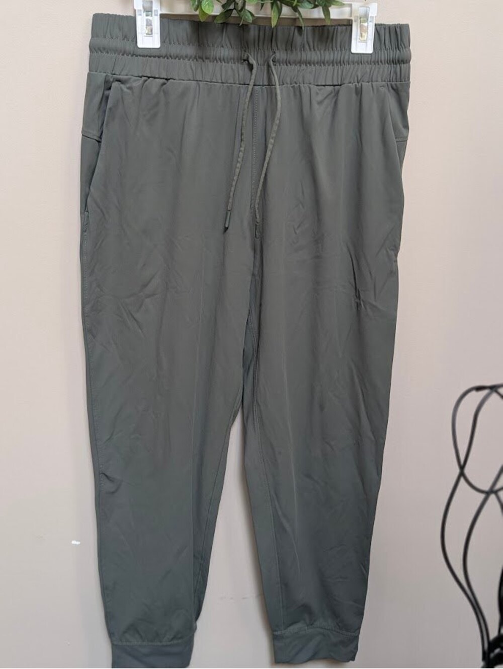 Member's Mark Women's Travel Jogger Pants, Olive Green, Size Medium